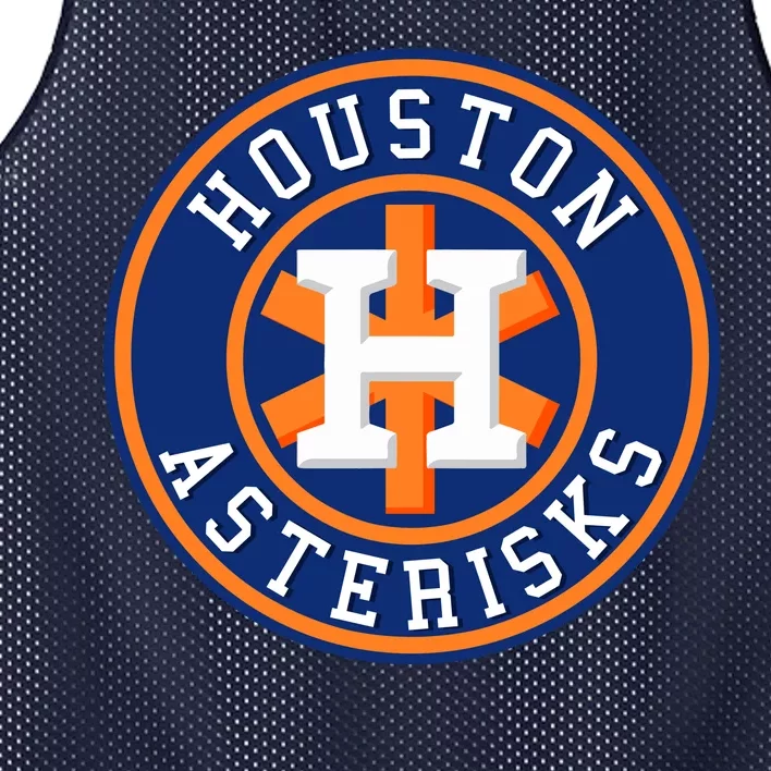 Houston Asterisks Baseball Cheated In 2017 Mesh Reversible Basketball Jersey Tank