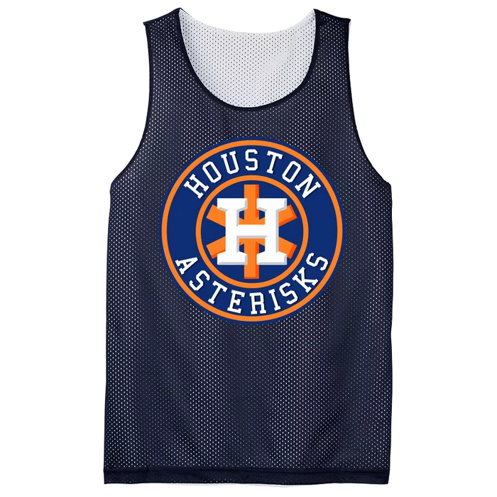 Houston Asterisks Baseball Cheated In 2017 Mesh Reversible Basketball Jersey Tank