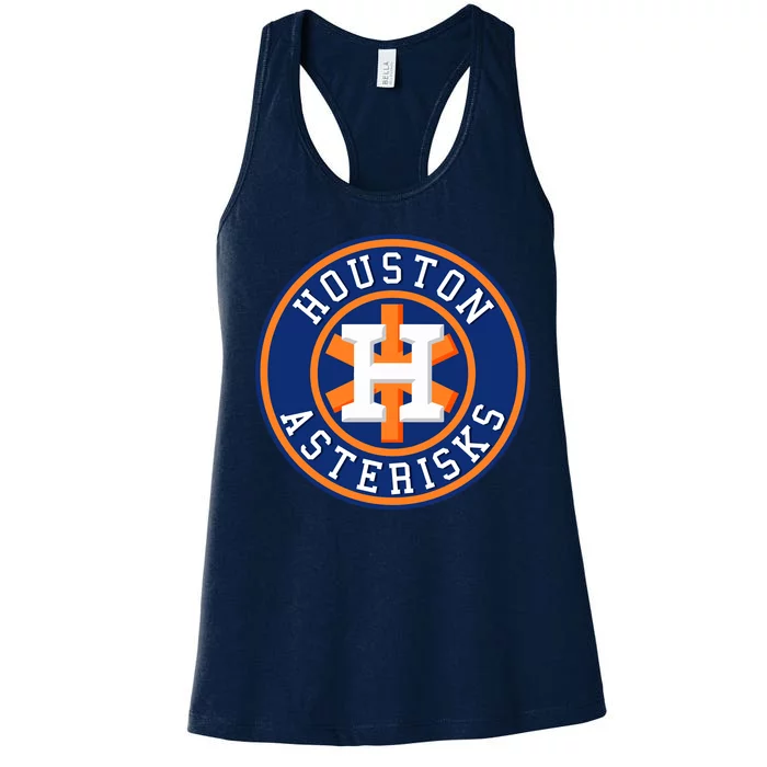 Houston Asterisks Baseball Cheated In 2017 Women's Racerback Tank