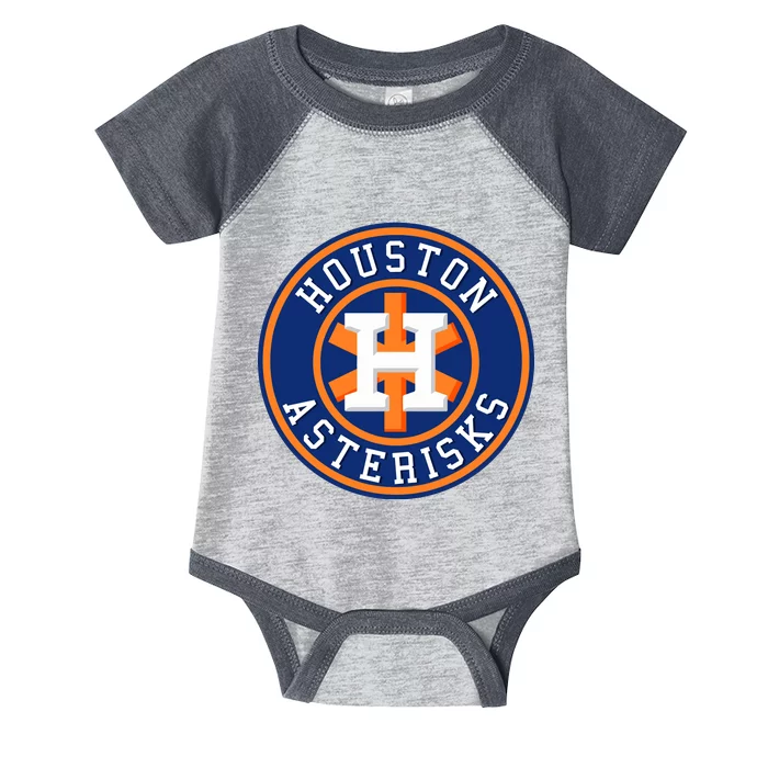 Houston Asterisks Baseball Cheated In 2017 Infant Baby Jersey Bodysuit