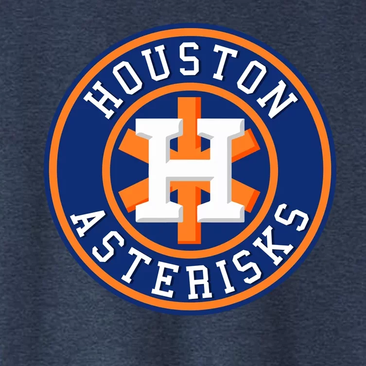 Houston Asterisks Baseball Cheated In 2017 Women's Crop Top Tee