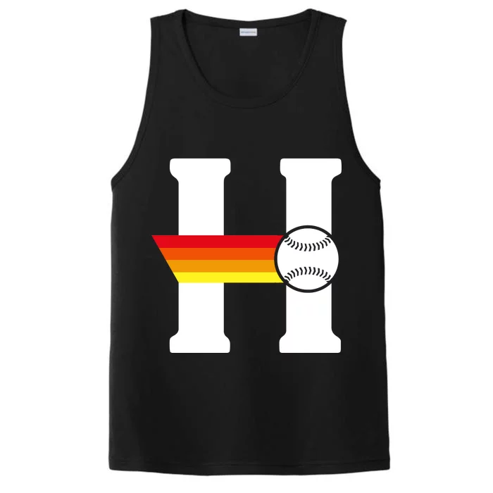 Houston Baseball H Performance Tank