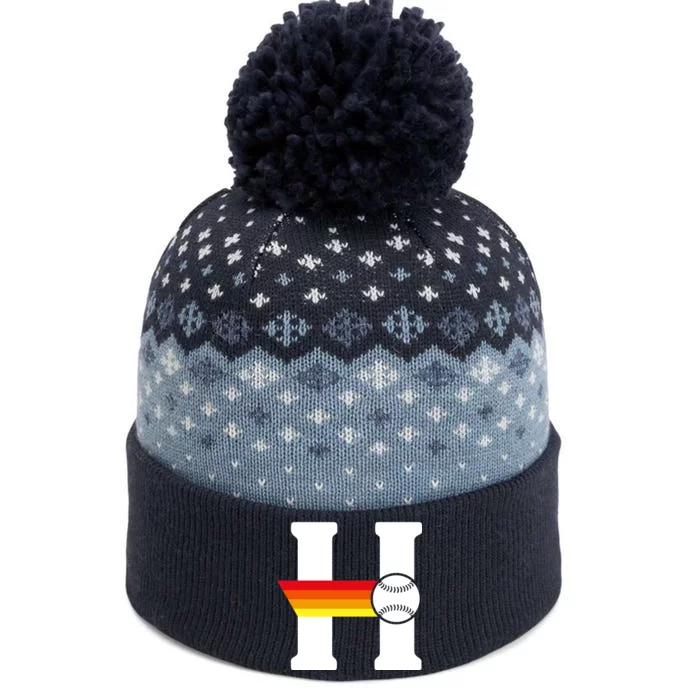 Houston Baseball H The Baniff Cuffed Pom Beanie