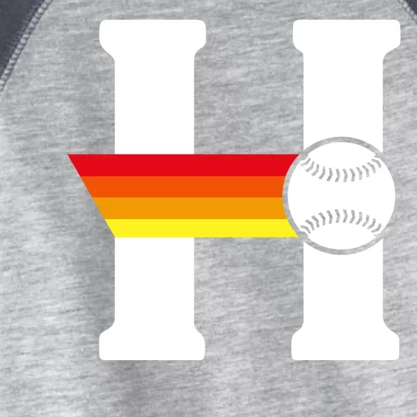 Houston Baseball H Toddler Fine Jersey T-Shirt