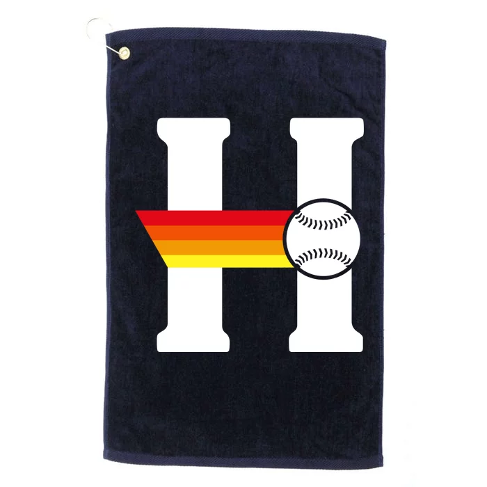 Houston Baseball H Platinum Collection Golf Towel