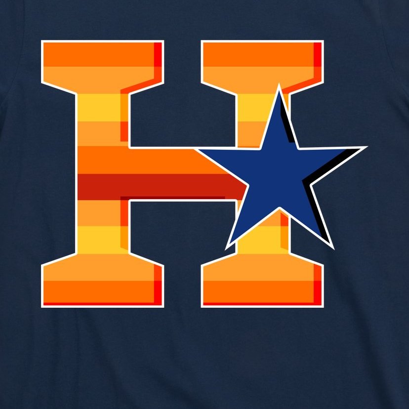 Houston Baseball H Star Logo T-Shirt