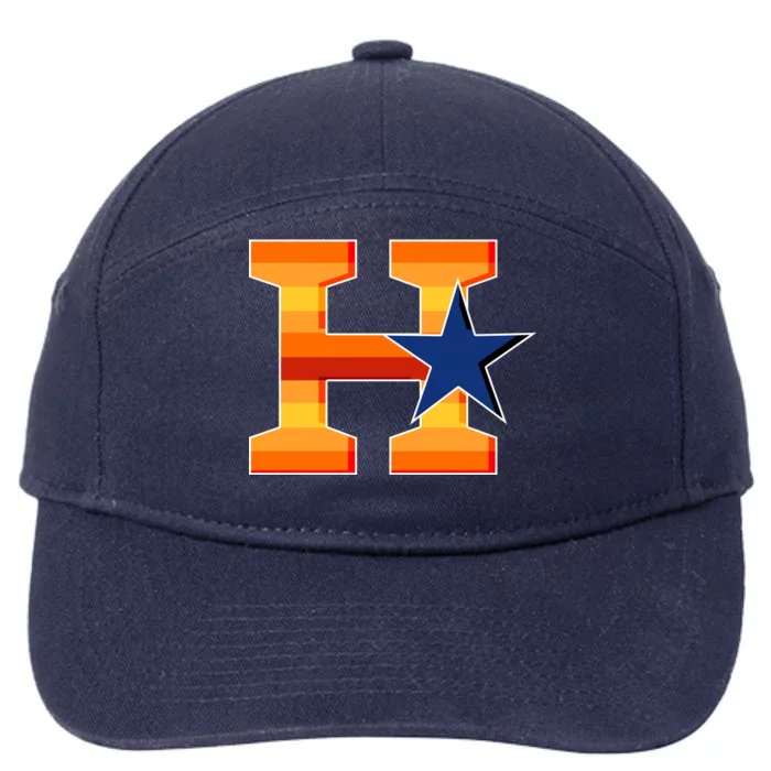 Houston Baseball H Star Logo 7-Panel Snapback Hat