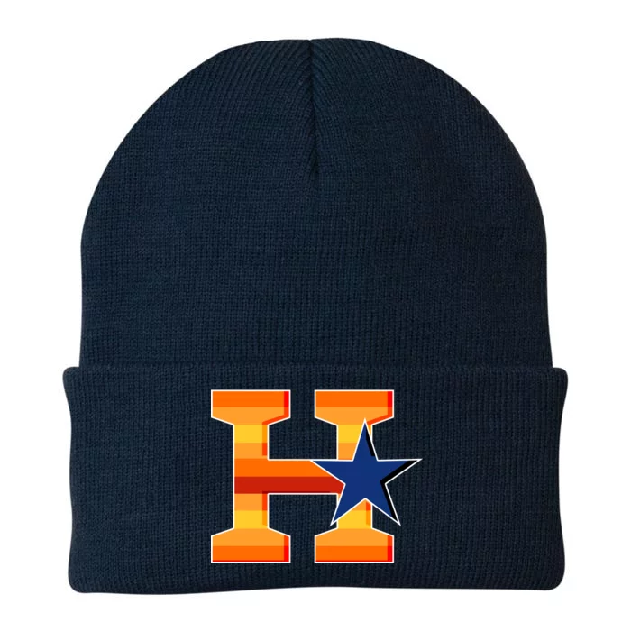 Houston Baseball H Star Logo Knit Cap Winter Beanie