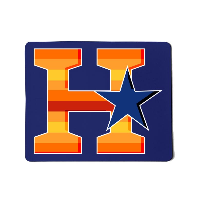 Houston Baseball H Star Logo Mousepad