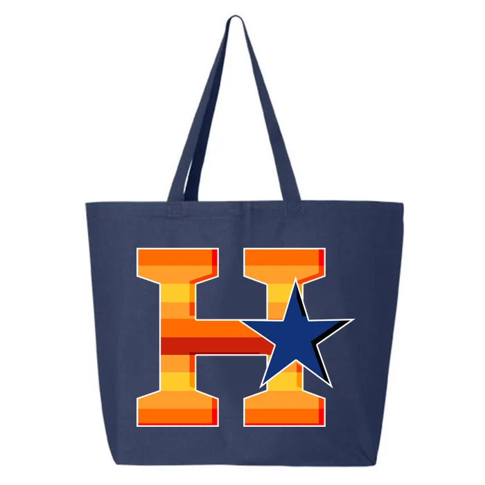 Houston Baseball H Star Logo 25L Jumbo Tote