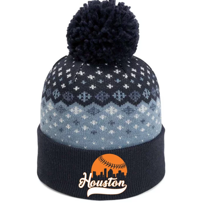 Houston Baseball Team City The Baniff Cuffed Pom Beanie