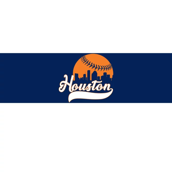 Houston Baseball Team City Bumper Sticker