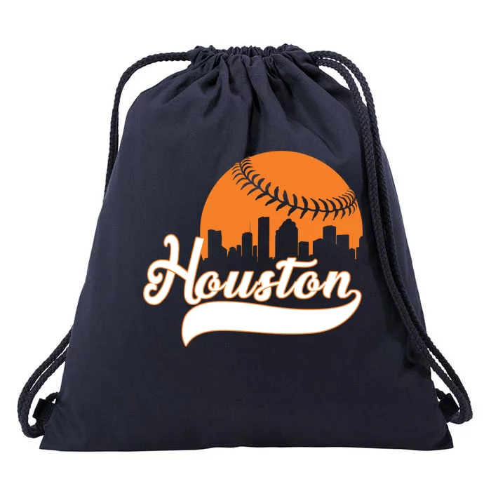 Houston Baseball Team City Drawstring Bag