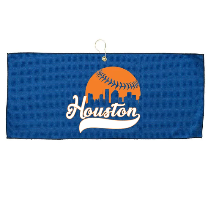 Houston Baseball Team City Large Microfiber Waffle Golf Towel