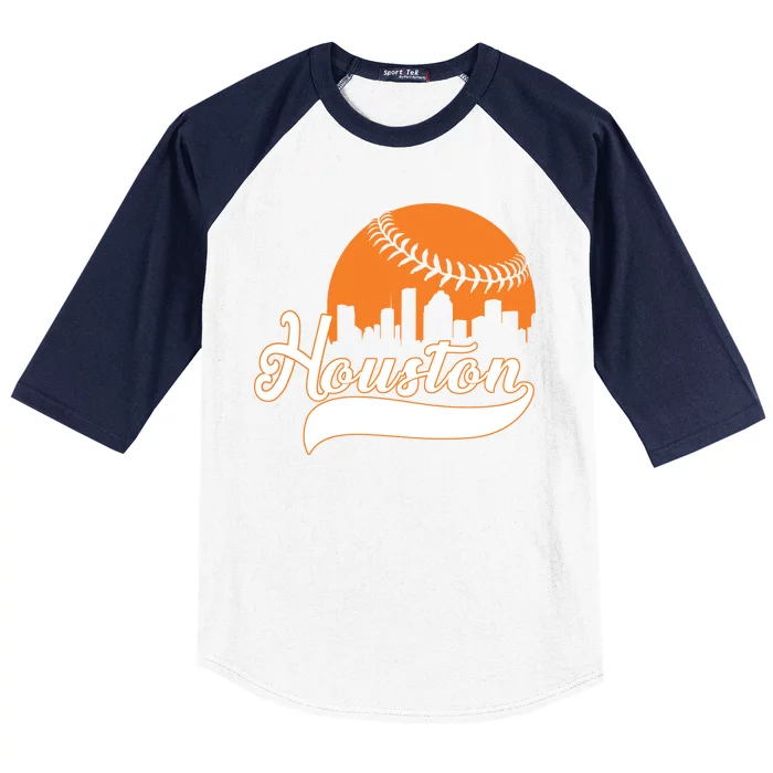 Houston Baseball Team City Baseball Sleeve Shirt