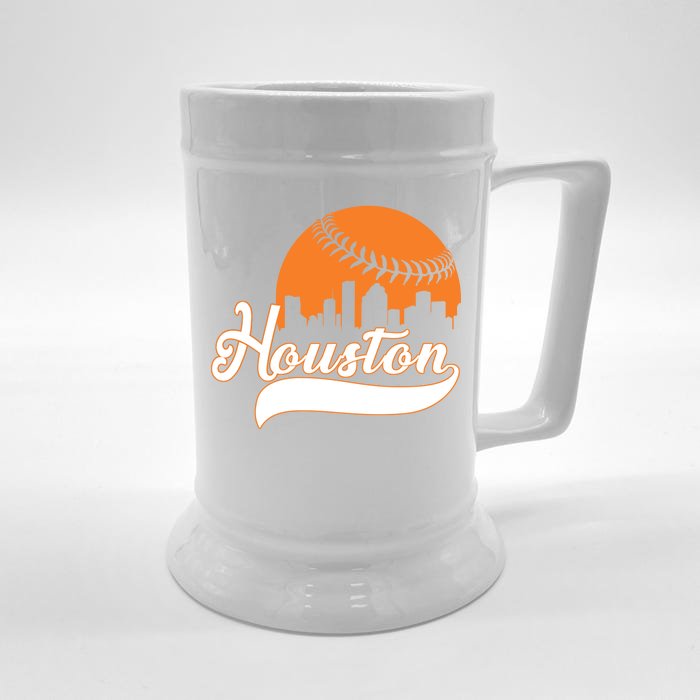 Houston Baseball Team City Front & Back Beer Stein