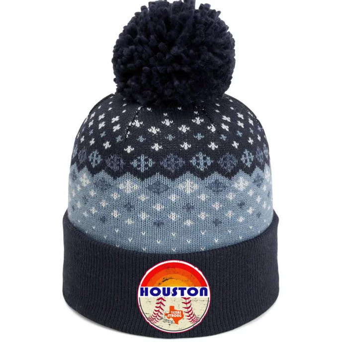 Houston Baseball Texas Strong The Baniff Cuffed Pom Beanie