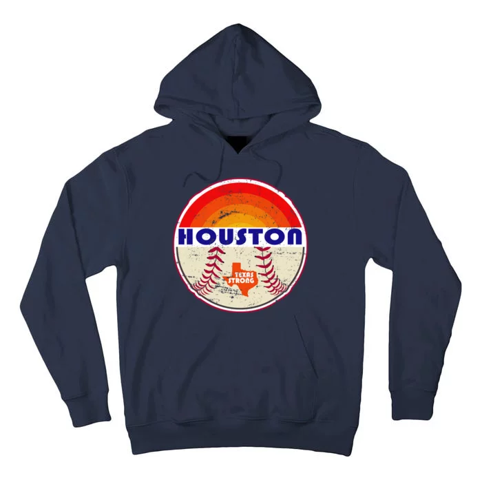 Houston Baseball Texas Strong Tall Hoodie