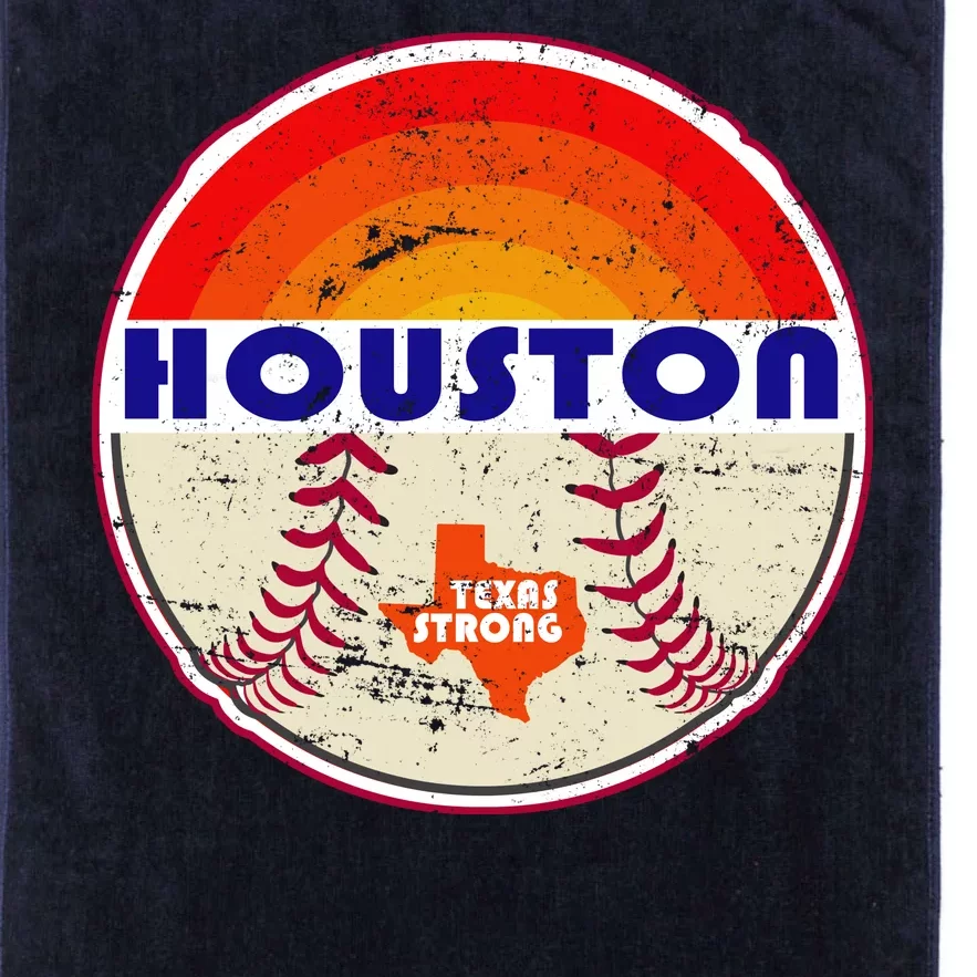 Houston Baseball Texas Strong Platinum Collection Golf Towel