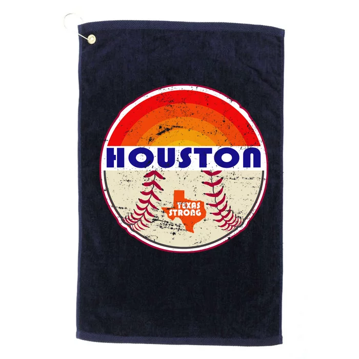 Houston Baseball Texas Strong Platinum Collection Golf Towel