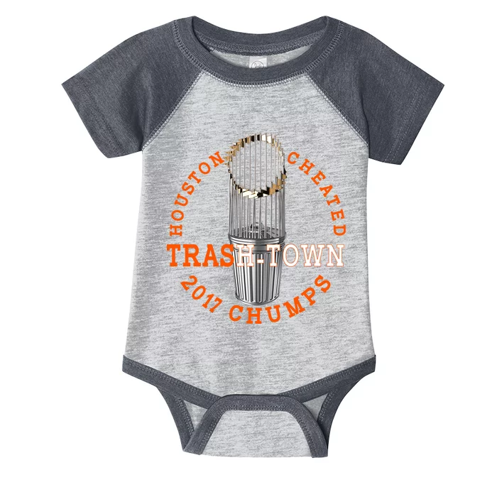 Houston Cheated Trash-Town 2017 Chumps Infant Baby Jersey Bodysuit