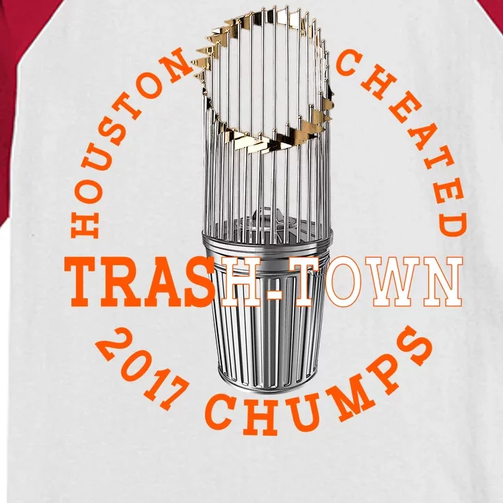 Houston Cheated Trash-Town 2017 Chumps Kids Colorblock Raglan Jersey