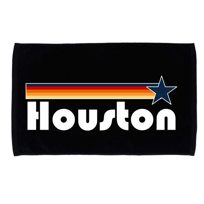 Houston Texas Baseball Colors Logo Microfiber Hand Towel