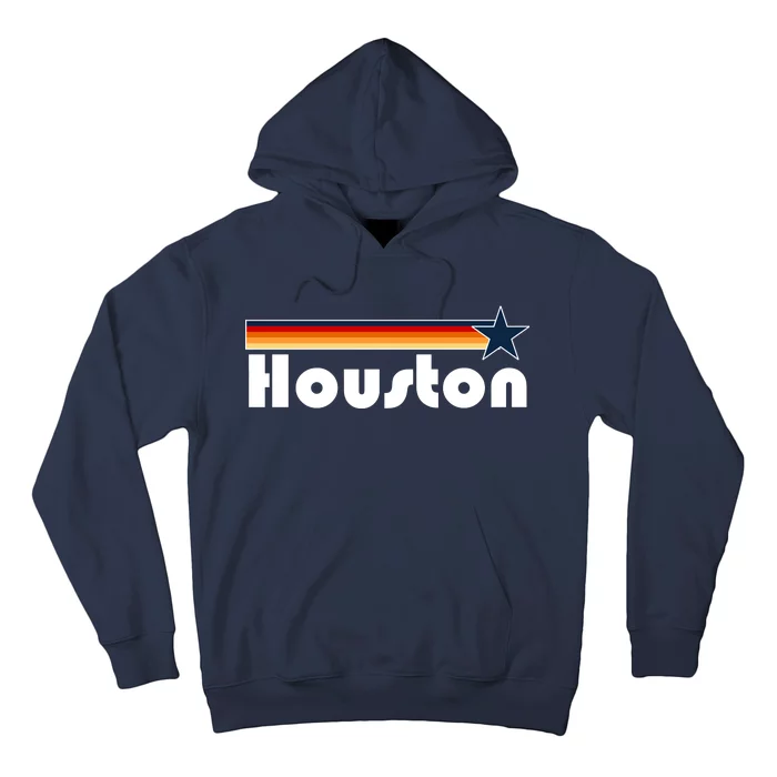 Houston Texas Baseball Colors Logo Hoodie