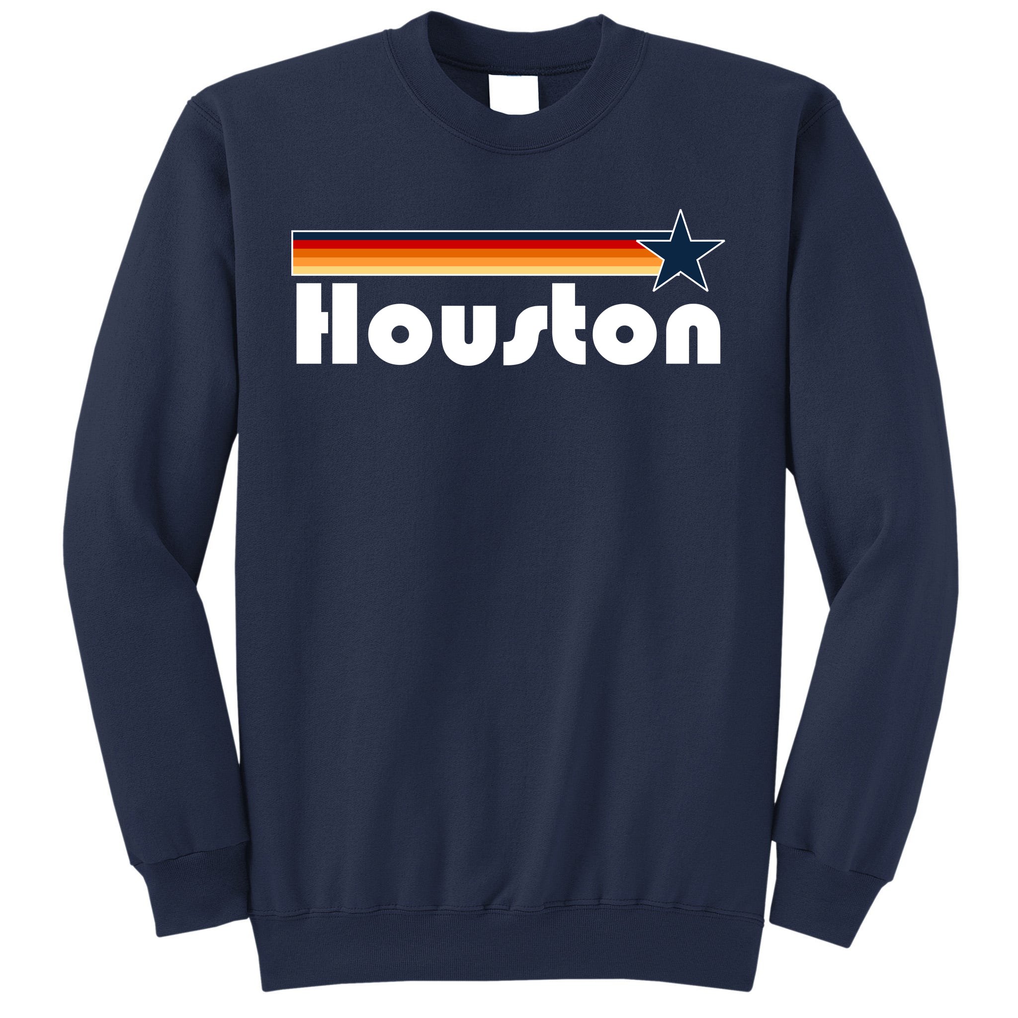 Houston Baseball Sweatshirt Houston Baseball Crewneck 