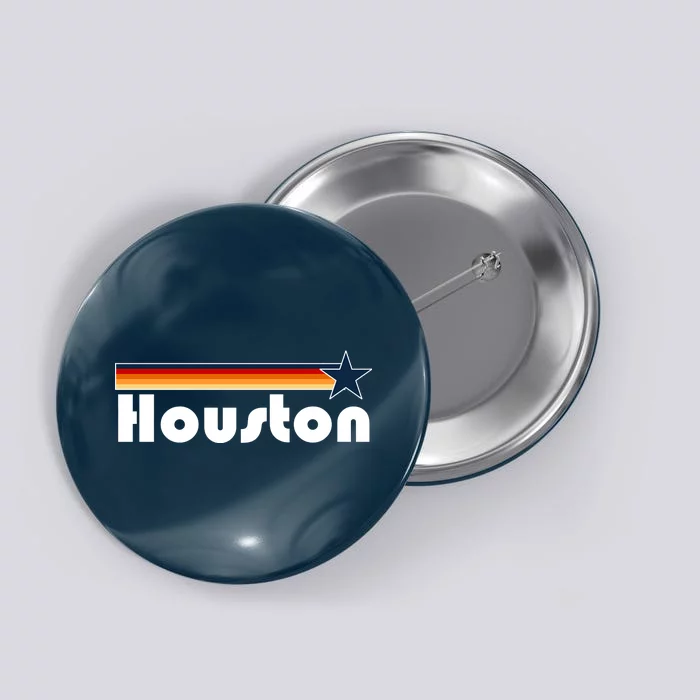 Houston Texas Baseball Colors Logo Button