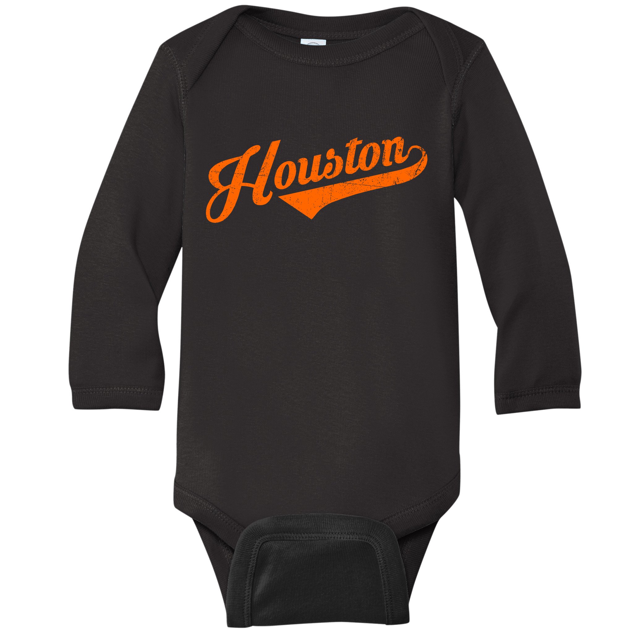 Teeshirtpalace Baseball 'Stros Before Hoes Houston Kids Long Sleeve Shirt