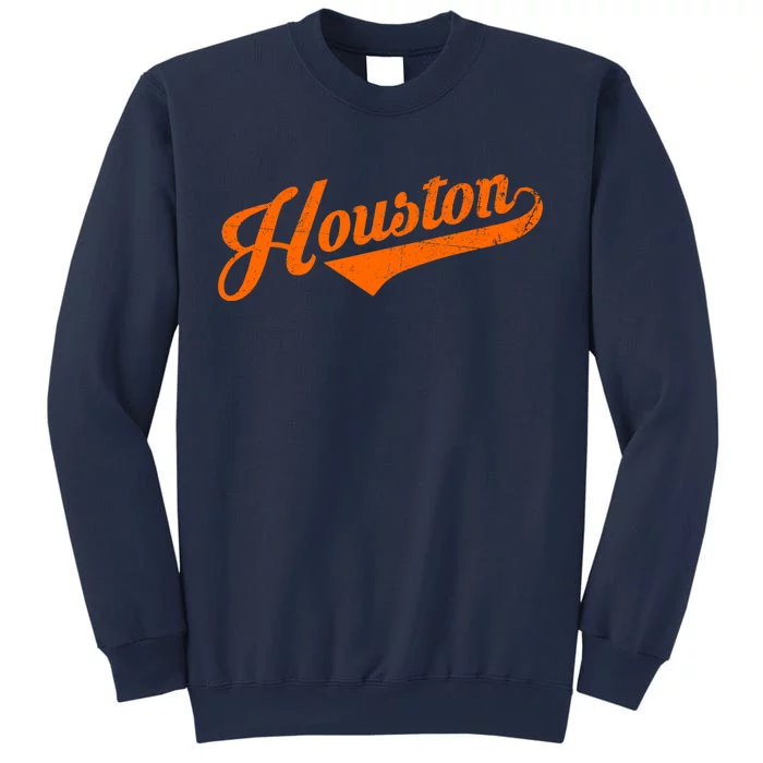 Vintage Houston Baseball Crush City Unisex White Sweatshirt 