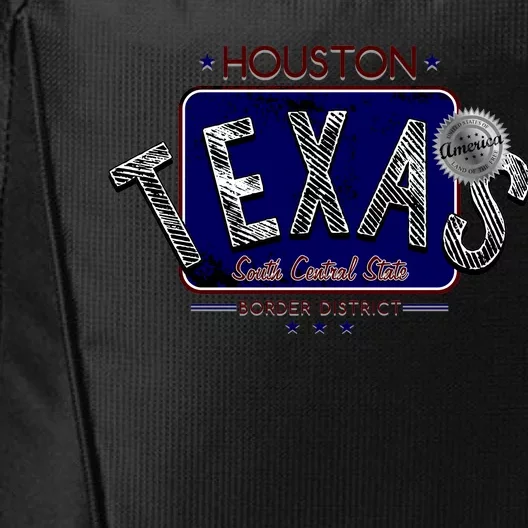 Houston Texas Land of the Free Logo City Backpack