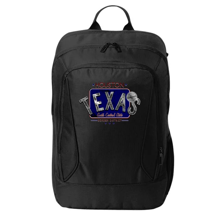 Houston Texas Land of the Free Logo City Backpack