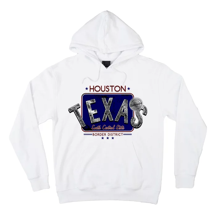 Houston Texas Land of the Free Logo Hoodie