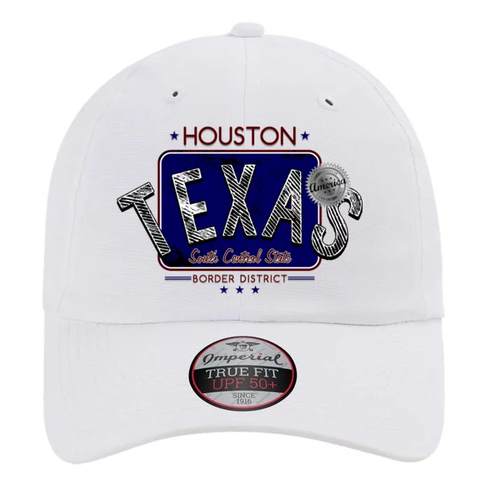 Houston Texas Land of the Free Logo The Original Performance Cap