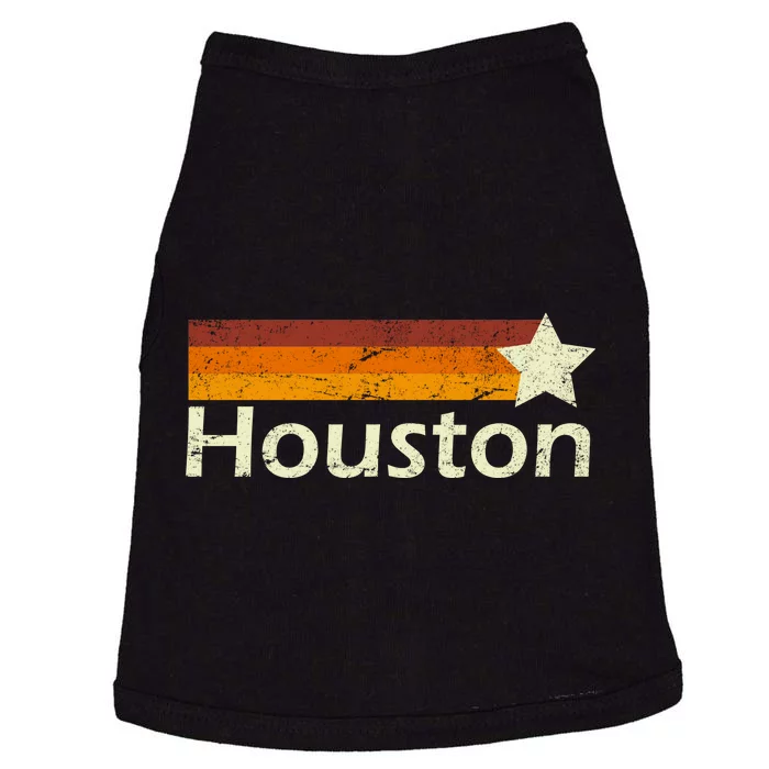 Houston Texas Vintage Star Logo Doggie Tank