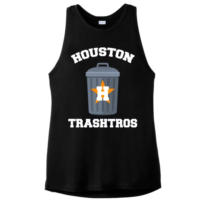 Houston Trashros Ladies Tri-Blend Wicking Tank