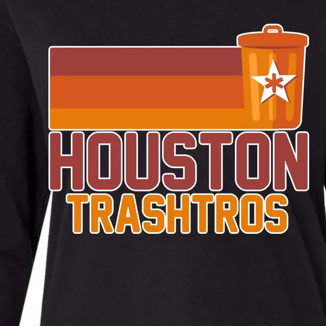 Houston Trashtros Controversy Womens Cotton Relaxed Long Sleeve T-Shirt