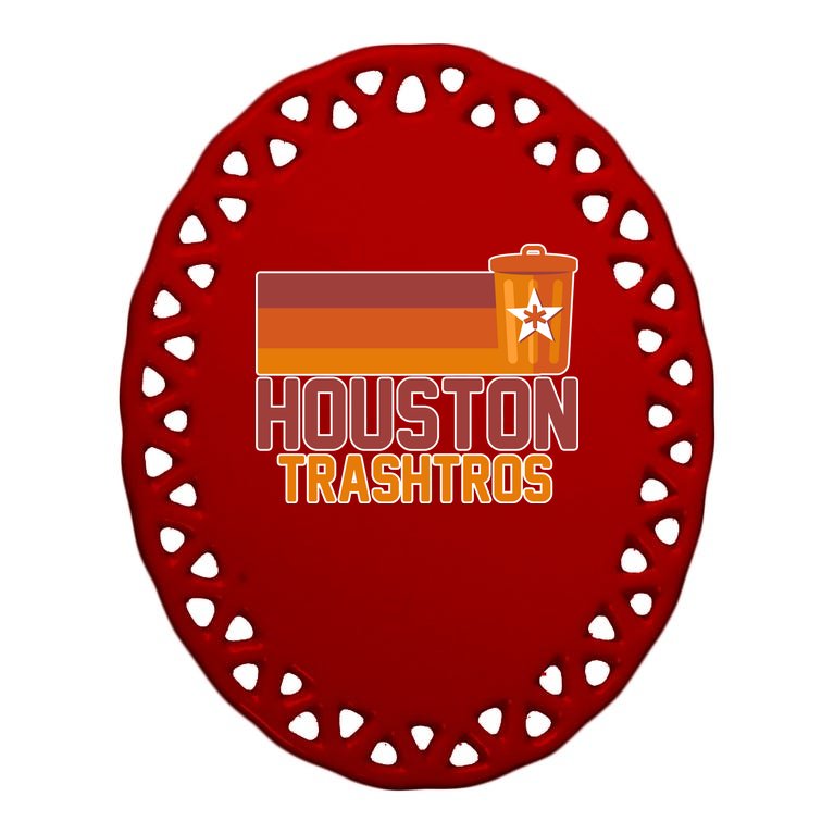 Houston Trashtros Controversy Oval Ornament