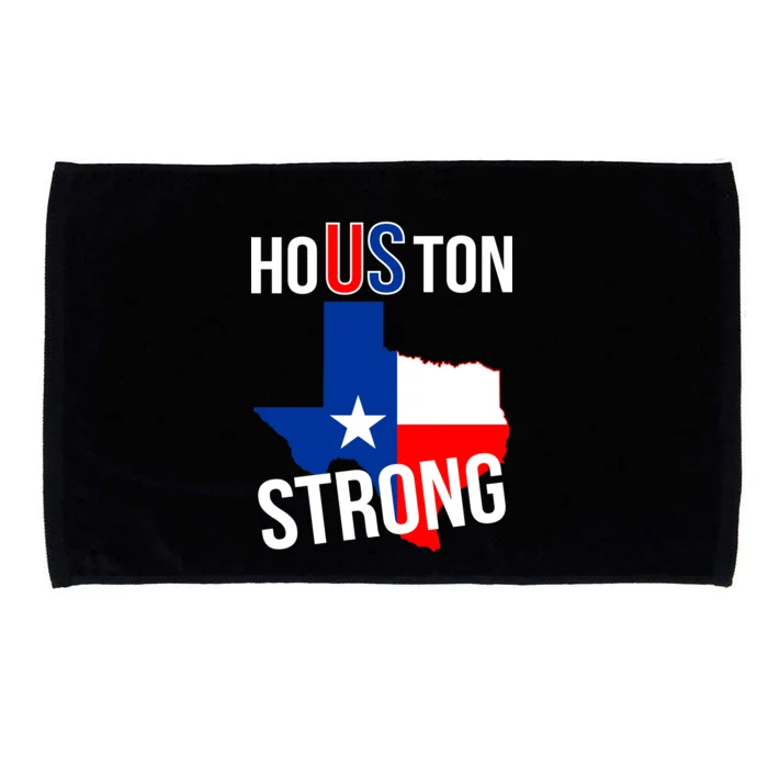 Houston US Strong Texas State Flag Microfiber Hand Towel