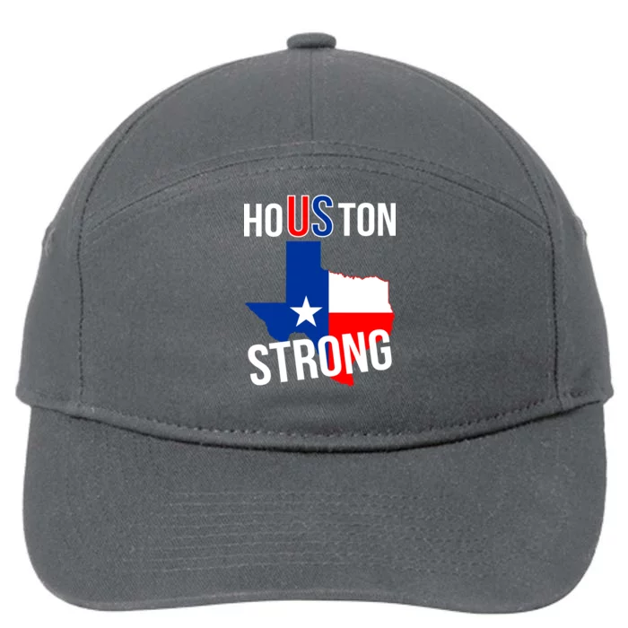 Houston US Strong Texas State Flag 7-Panel Snapback Hat