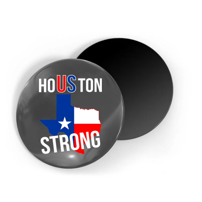 Houston US Strong Texas State Flag Magnet