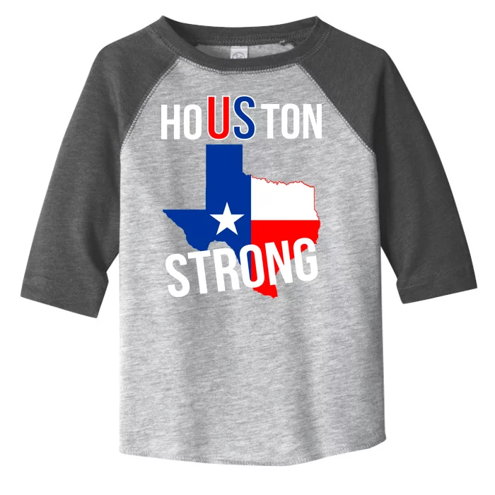 Houston US Strong Texas State Flag Toddler Fine Jersey T-Shirt