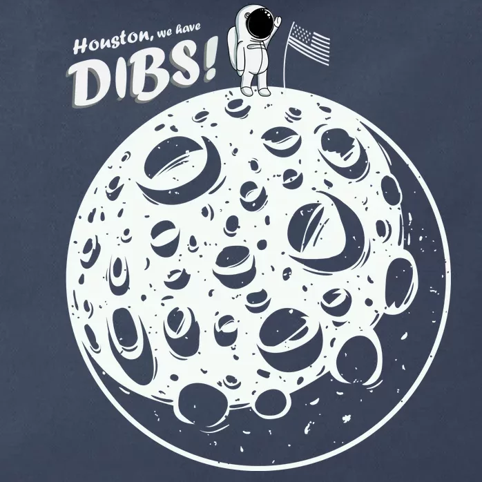 Houston We Have Dibs Zip Tote Bag