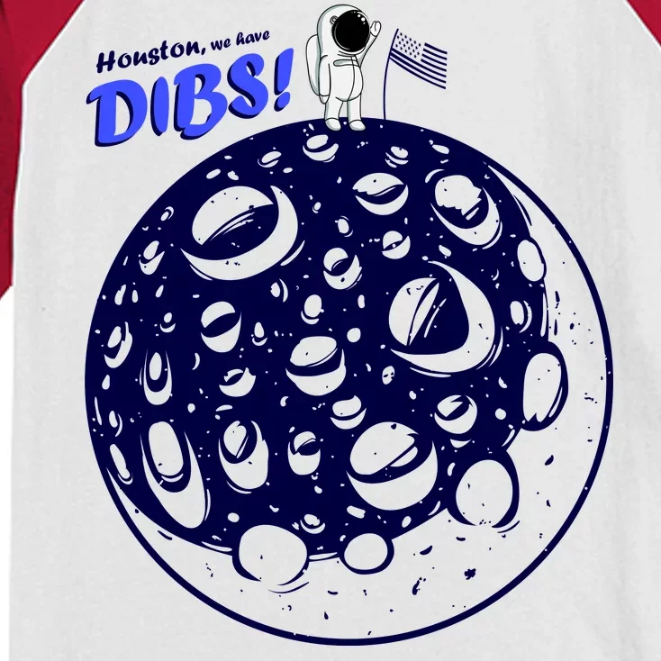 Houston We Have Dibs Kids Colorblock Raglan Jersey