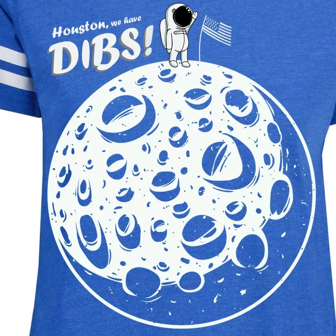 Houston We Have Dibs Enza Ladies Jersey Football T-Shirt