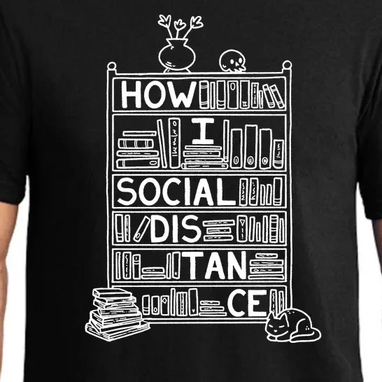 How I Social Distance Book Lover Pajama Set