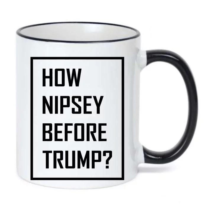 How Nipsey Before Trump? Black Color Changing Mug