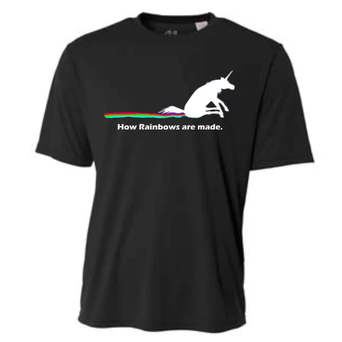 How Rainbows Are Made Unicorn Cooling Performance Crew T-Shirt